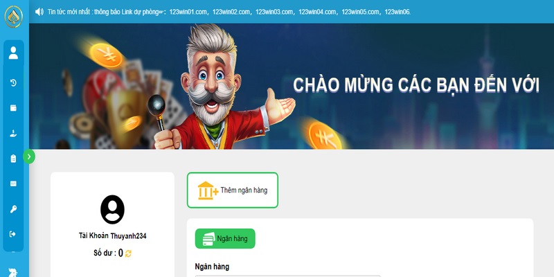 Hãy truy cập vào hệ thống để thực hiện rút tiền 123win