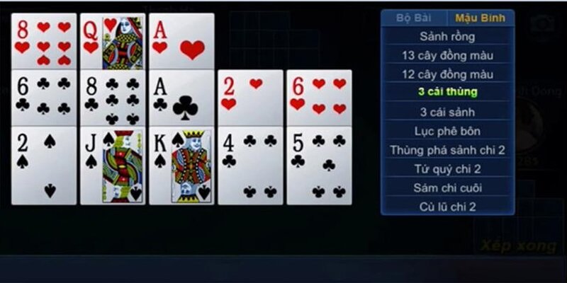Những thuật ngữ quen thuộc trong game bài Mậu Binh