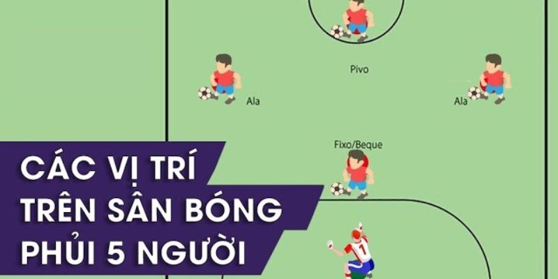 Các Vị Trí Trong Bóng Đá 5 Người Và Những Đội Hình Phù Hợp
