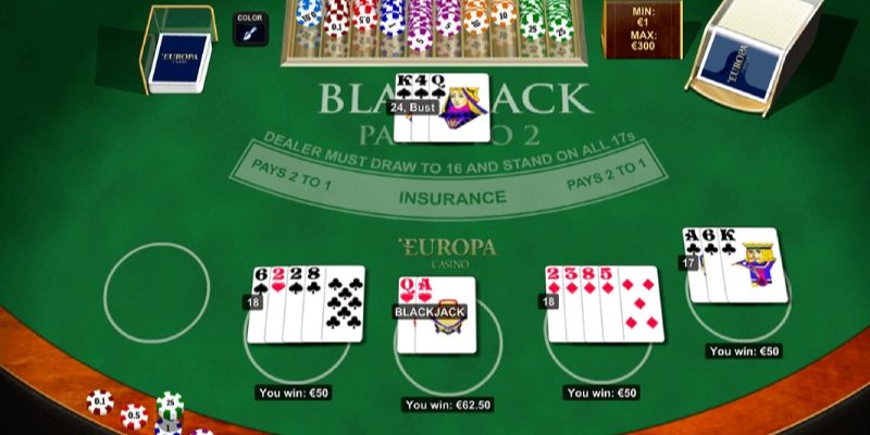 Luật chơi game blackjack online chi tiết nhất