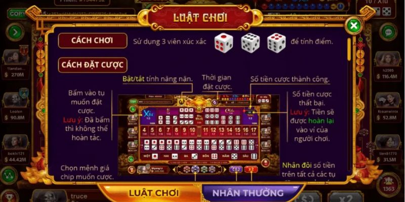 Khám phá sức hút của sicbo tài xỉu tại 123win