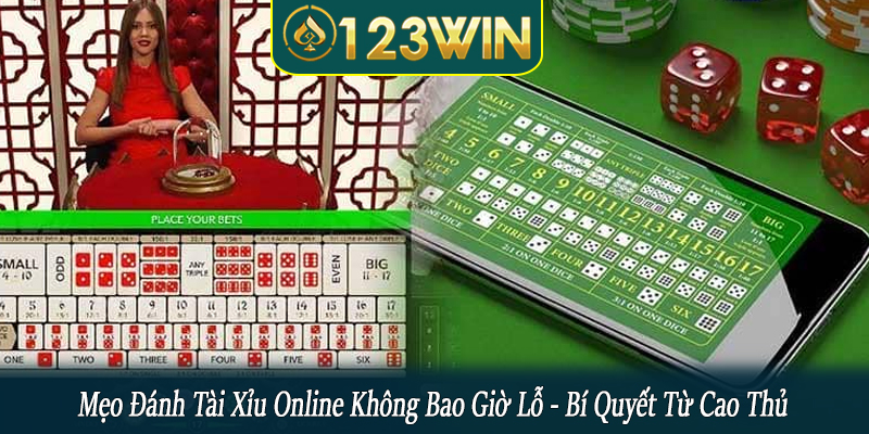 mẹo đánh tài xỉu online không bao giờ lỗ